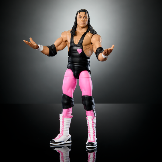 WWE WrestleMania Elite Bret "Hit Man" Hart Action Figure