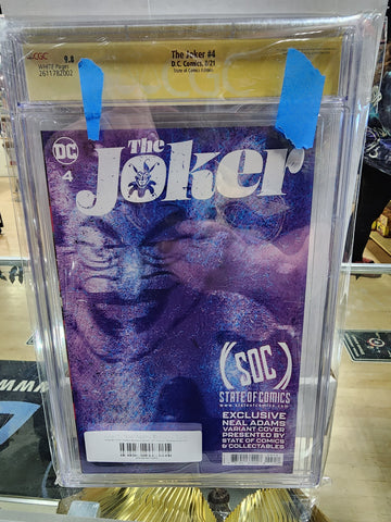 Joker #4 Neal Adams Exclusive Cover CGC 9.8 Signed By Neal Adams - State of Comics