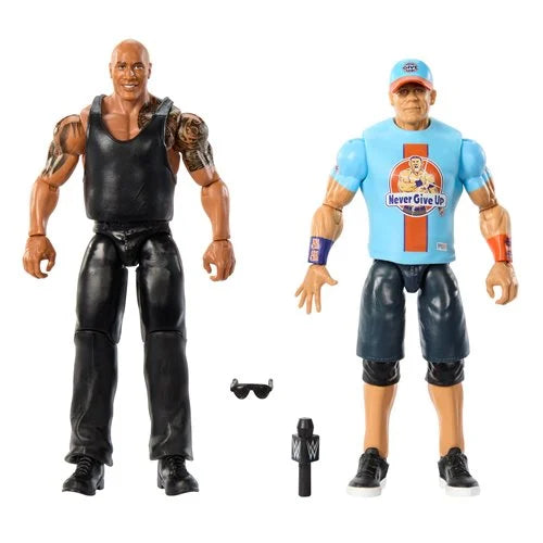 WWE Main Event Showdown Series 19 The Rock Vs. John Cena Action Figure 2-Pack