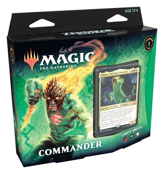 Zendikar Rising Land's Wrath Commander Deck