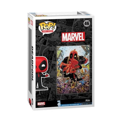 Deadpool (2015) #1 Deadpool in Black Suit Funko Pop! Comic Cover Figure with Case - State of Comics