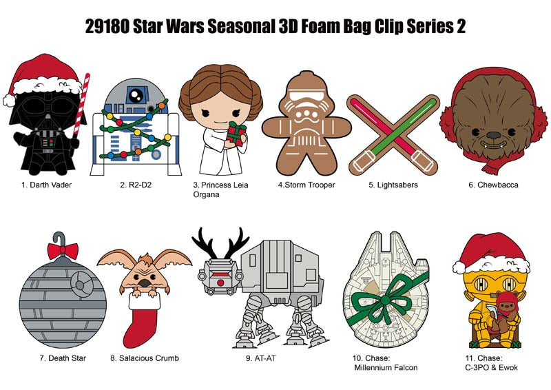 Star Wars Seasonal Series 2 3D Foam Bag Clip