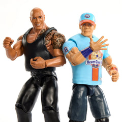 WWE Main Event Showdown Series 19 The Rock Vs. John Cena Action Figure 2-Pack