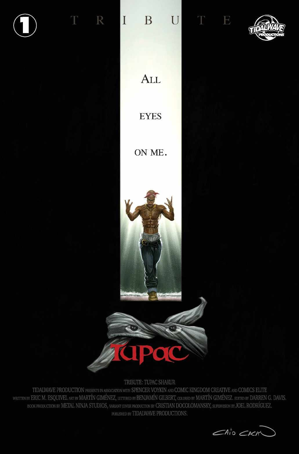 Tribute Tupac Shakur #1 Crow Homage Exclusive Metal