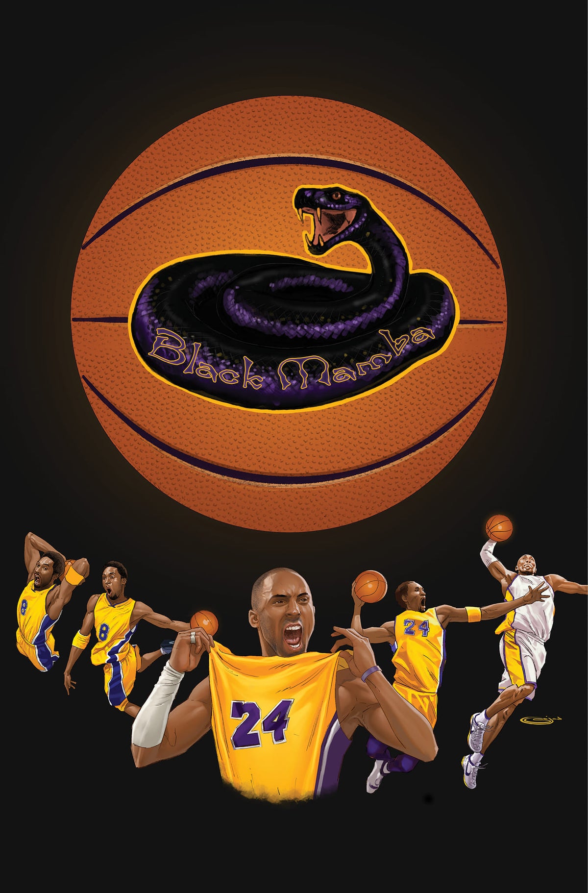 Tribute Kobe Bryant #1 Shah Wu-Tang Homage Exclusive Virgin