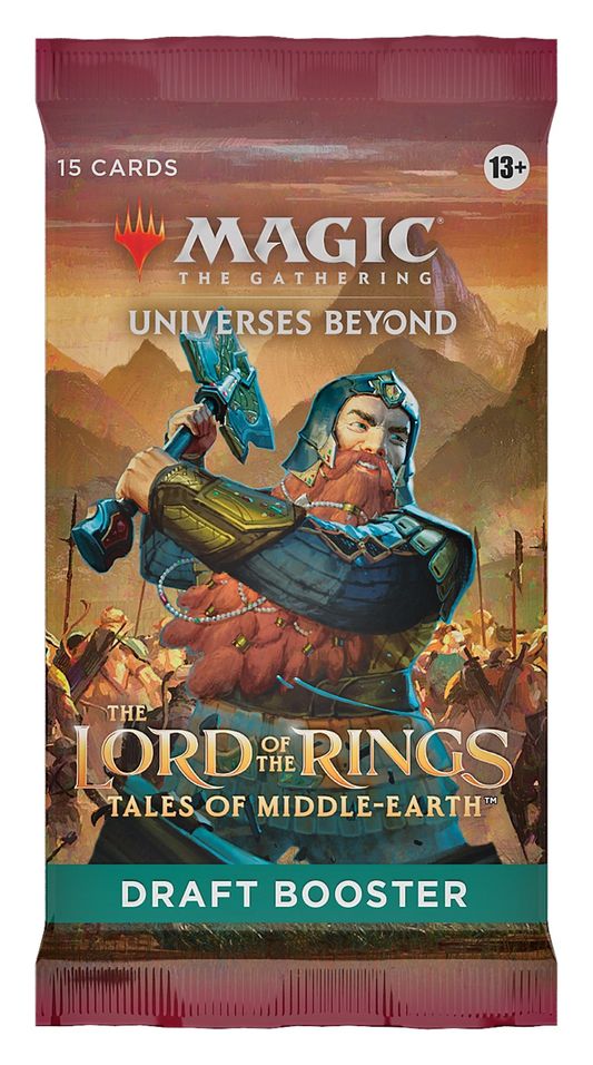 Magic The Gathering Lord of the Rings Tales of Middle Earth Draft Booster Single Pack - State of Comics