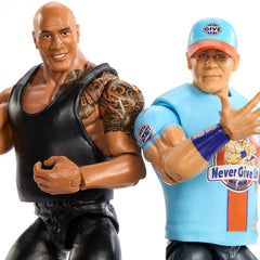 WWE Main Event Showdown Series 19 The Rock Vs. John Cena Action Figure 2-Pack