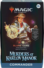 Magic The Gathering Murders at Karlov Manor Commander Deck Blame Game - State of Comics
