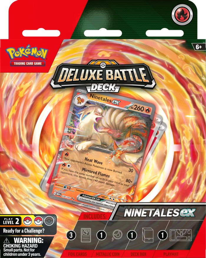 Pokemon Deluxe Ninetales Ex Battle Deck - State of Comics