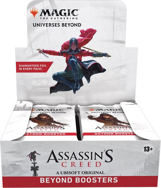 Universes Beyond Assassin's Creed Beyond Booster Display