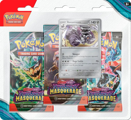 Pokemon Twilight Masquerade 3 Pack Blister - State of Comics