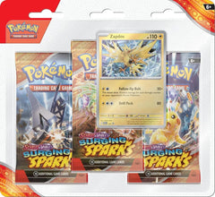 Scarlet & Violet Surging Sparks 3 Pack Blister