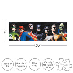 DC Comics Justice League 1000 Piece Slim Jigsaw Puzzle