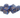 DnD RPG Dice Set: Rune Dice - Coiled Serpent - Blue w/ Gold - State of Comics