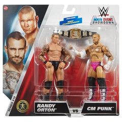 WWE Main Event Showdown Series 19 CM Punk vs. Randy Orton Action Figure 2-Pack