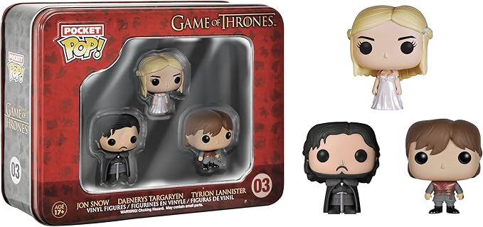 Game of Thrones Pocket Pop! 3-Pack Mini Vinyl Figure Tin