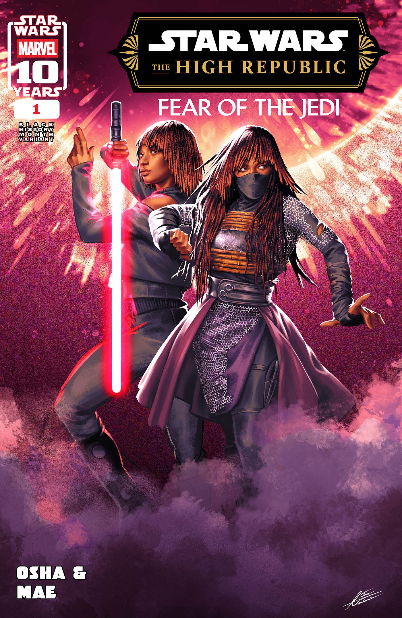 Star Wars The High Republic - Fear Of The Jedi #1 Mateus Manhanini Black History Month Variant