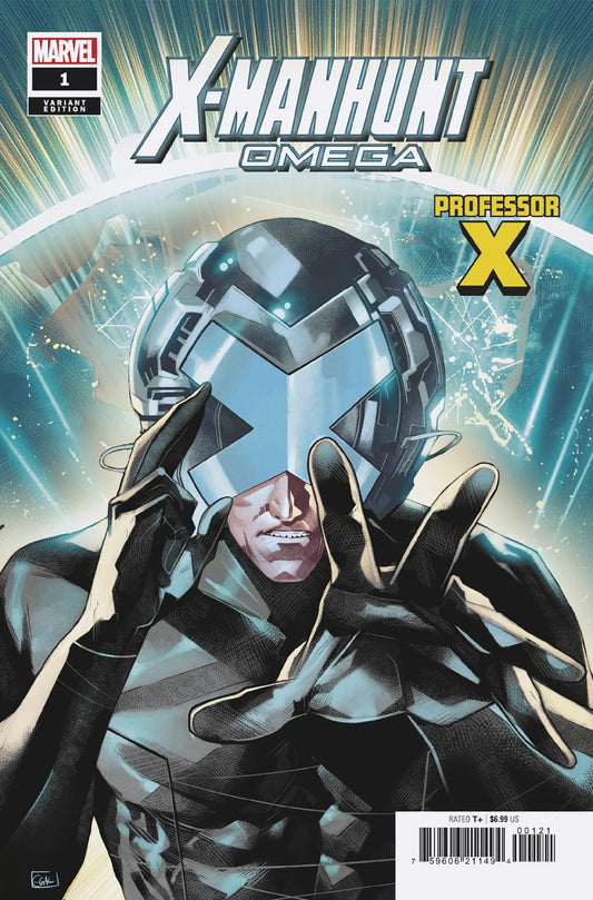 X-Manhunt Omega #1 Edwin Galmon Professor X Variant [Xmh]