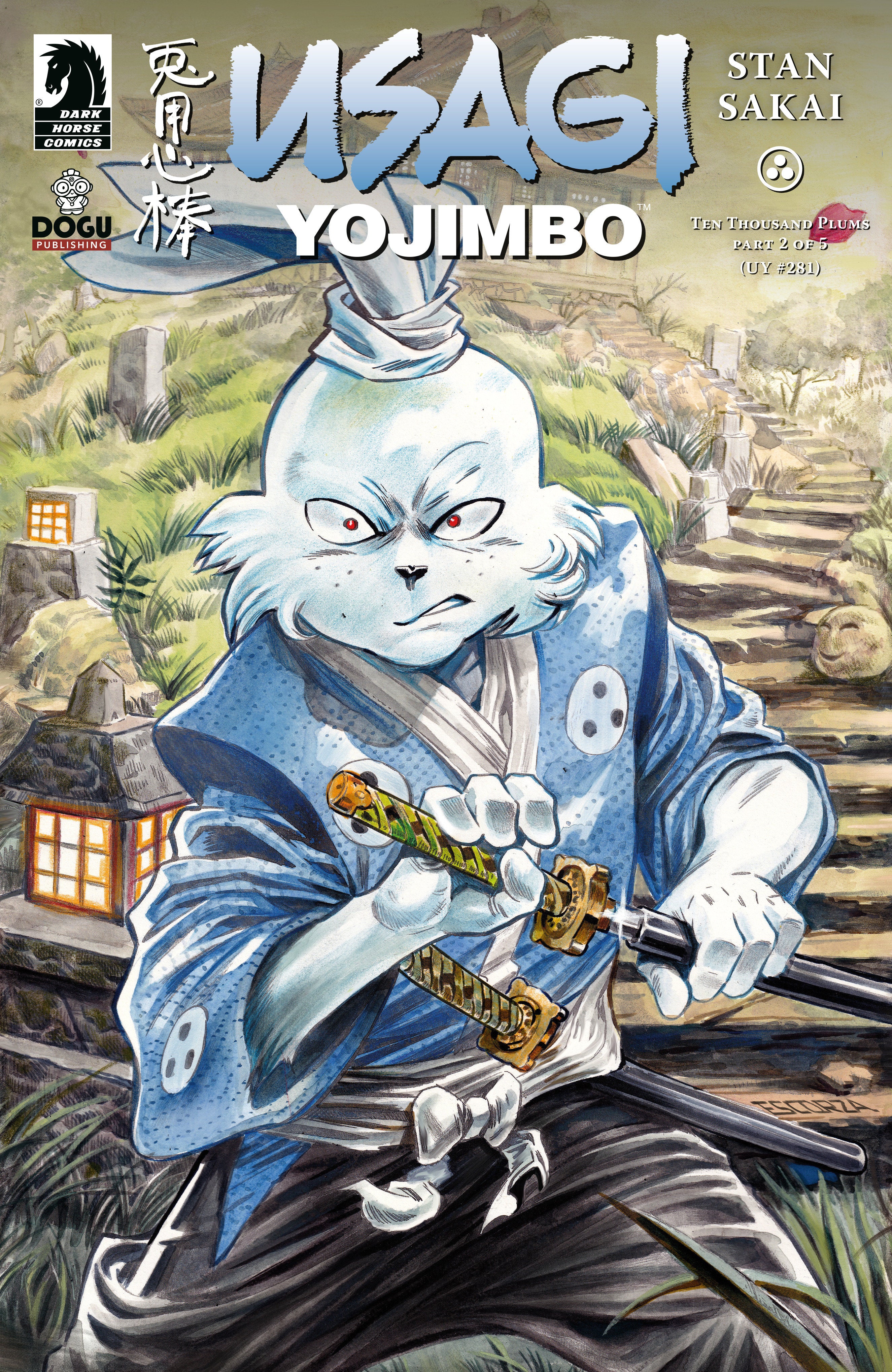 Usagi Yojimbo Ten Thousand Plums #2 Cvr B Escorza Brothers