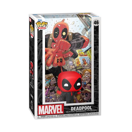 Deadpool (2015) #1 Deadpool in Black Suit Funko Pop! Comic Cover Figure with Case - State of Comics