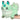 Cute plush Mini Squishable Leafy Fox with green leafy details and soft orange fur, perfect for cuddling.