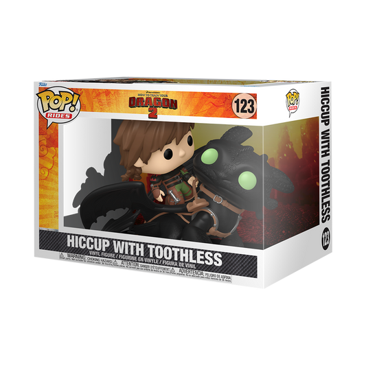 How To Train Your Dragon 2 Hiccup with Toothless Pop! Rides Vinyl Figure