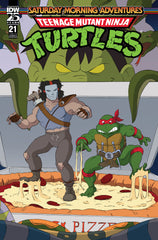 Teenage Mutant Ninja Turtles Saturday Morning Adventures #21 Cover A Schoening