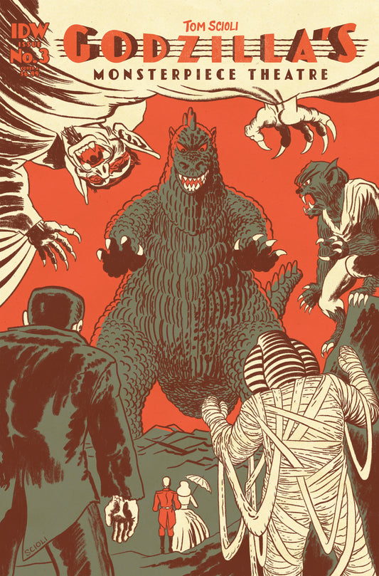 Godzillas Monsterpiece Theatre #3 Cover A Scioli