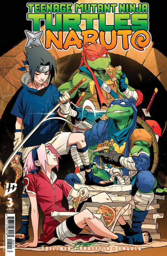 Teenage Mutant Ninja Turtles X Naruto #3 Cover A Jim√©Nez