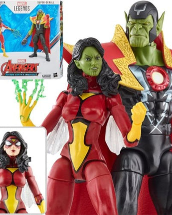 Avengers 60th Anniversary Marvel Legends Skrull Queen and Super-Skrull 6-Inch Action Figures - State of Comics