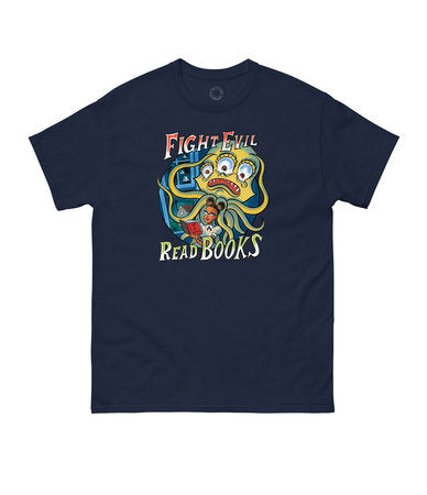 Fight Evil, Read Books (2024) Unisex T-Shirt