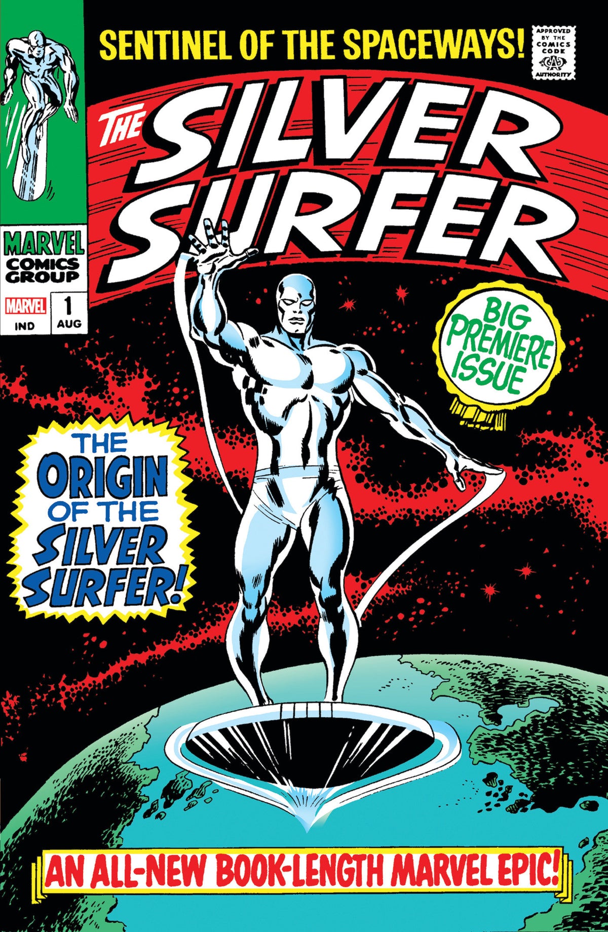 Silver Surfer Omnibus Vol 1 John Buscema First Issue Cover New Printing 2