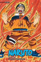 Naruto 3-in-1 Edition Manga Volume 9