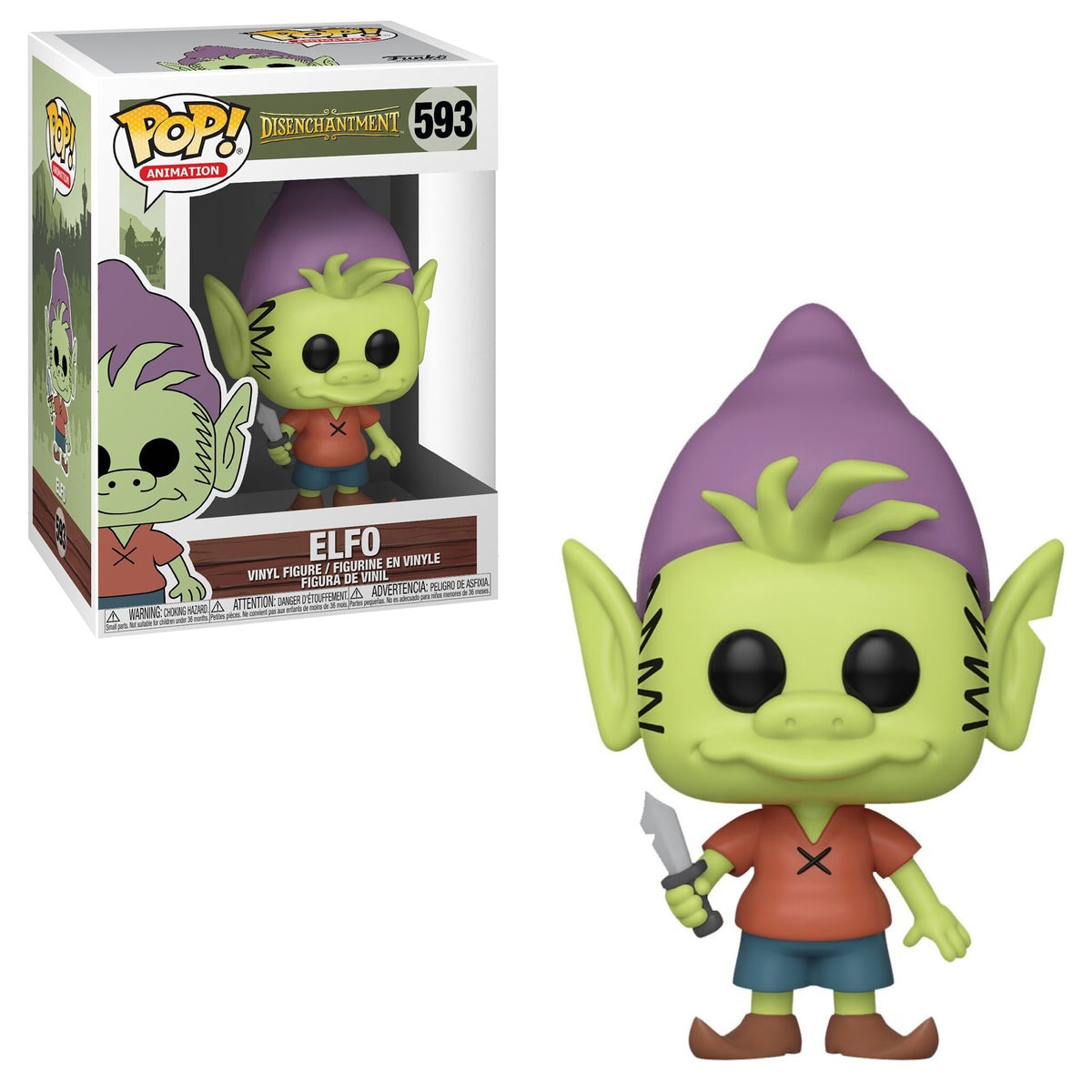 Disenchantment Elfo Pop! Vinyl Figure (Damaged Box) - State of Comics