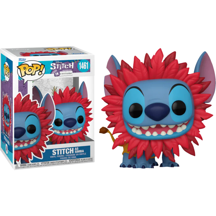 Disney Stitch Costume Lion King Simba Pop! Vinyl Figure - State of Comics