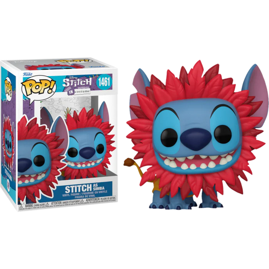 Disney Stitch Costume Lion King Simba Pop! Vinyl Figure - State of Comics