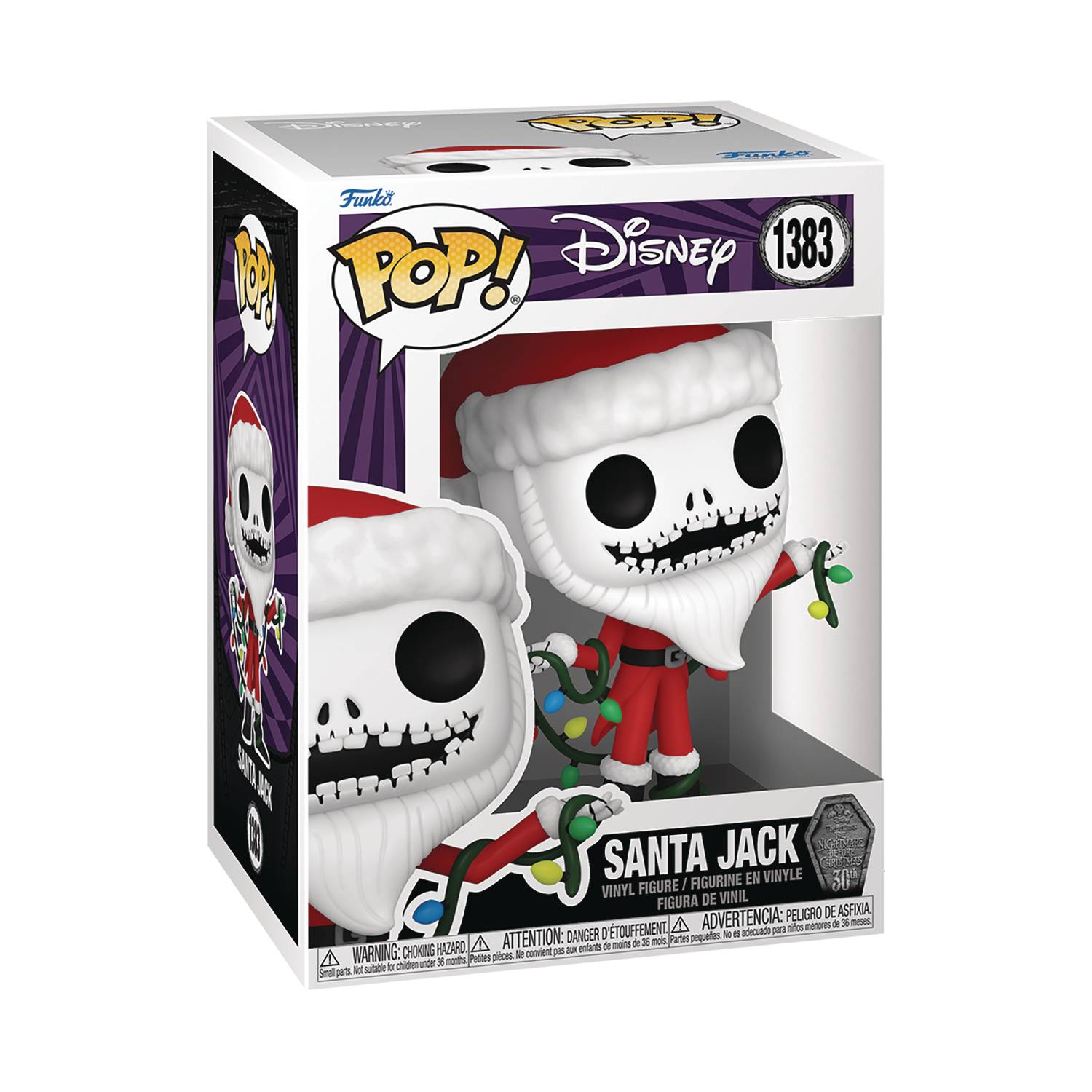 Nightmare Before Christmas Santa Jack Pop! Vinyl Figure - State of Comics