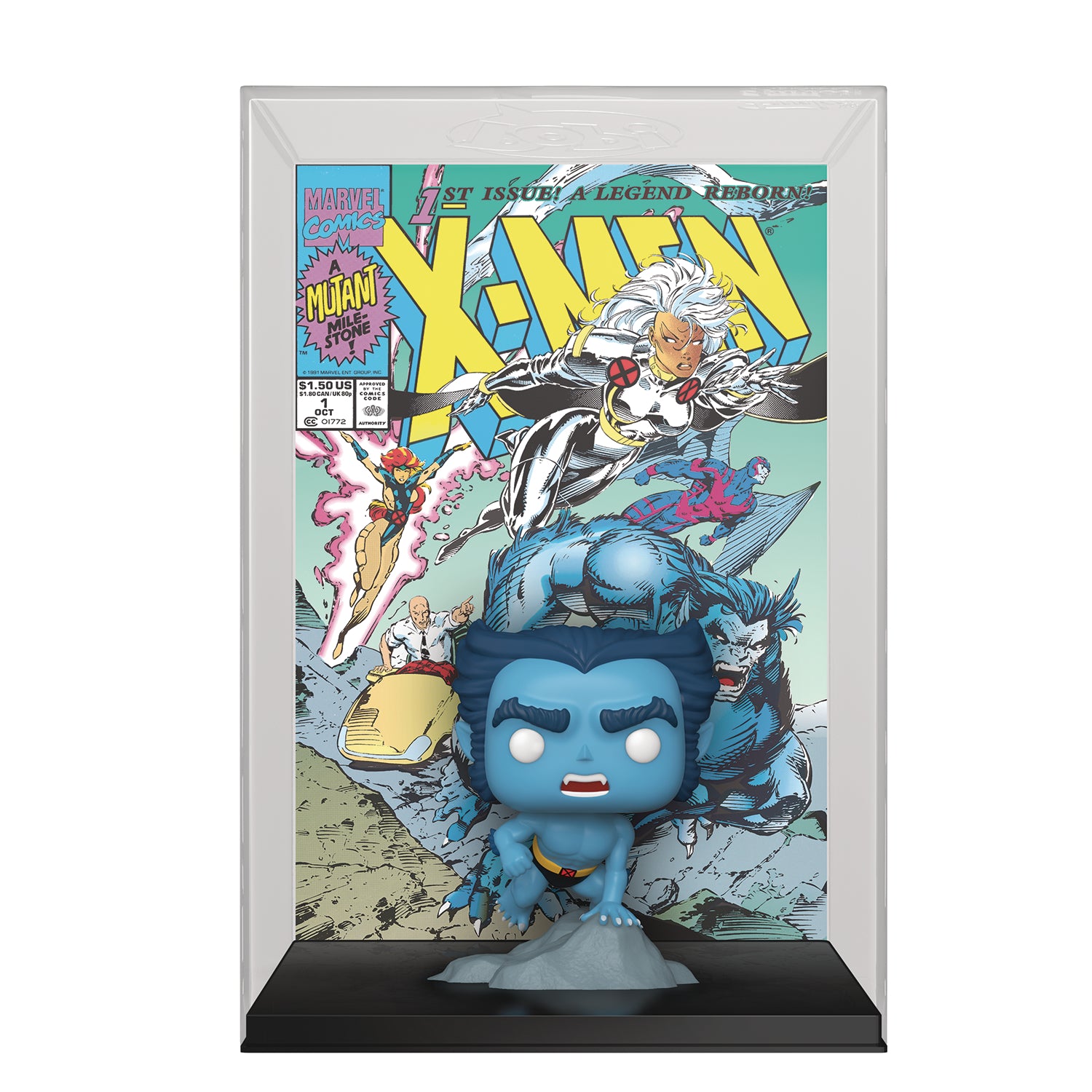 X-Men #1 (1991) Beast Pop! Comic Cover Vinyl Figure with Case - Previews Exclusive - State of Comics