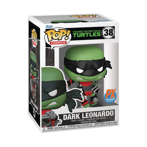 Teenage Mutant Ninja Turtles Dark Leonardo Funko Pop! Vinyl Figure Previews Exclusive - State of Comics