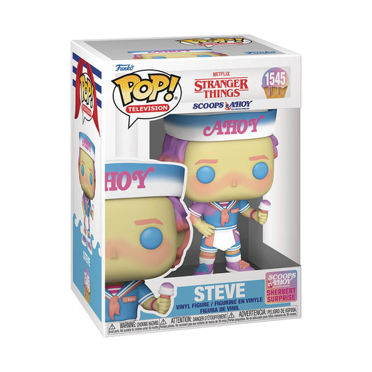 Stranger Thing Scoops Ahoy Steve Pop! Vinyl Figure