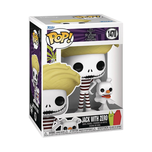 Nightmare Before Christmas Jack and Zero Beach Pop! Vinyl Figure