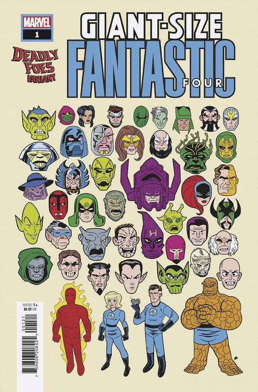 Giant-Size Fantastic Four #1 Dave Bardin Deadly Foes Var - State of Comics