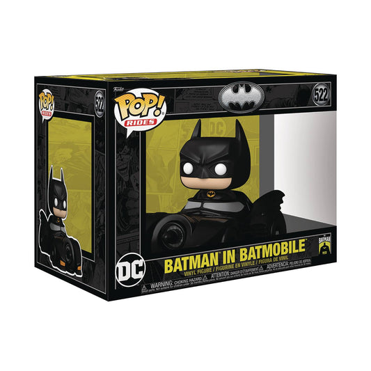 Batman 85 Years Batman in Batmobile Deluxe Pop! Rides Vinyl Figure