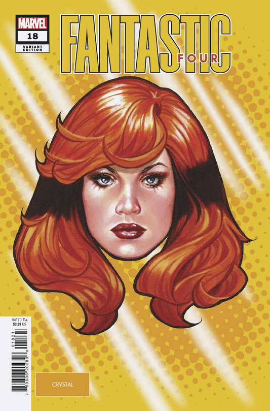 Fantastic Four #18 Mark Brooks Headshot Var - State of Comics