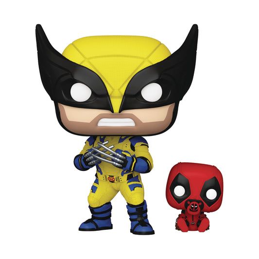 Deadpool & Wolverine Wolverine w/ Babypool Pop! & Buddy Vinyl Figure