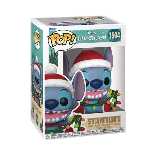 Disney Holiday Stitch w/ Lights Pop! Vinyl Figure