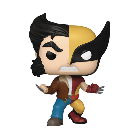 Marvel Split Wolverine & Logan Pop! Vinyl Figure