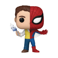 Marvel Split Spider-Man & Peter Parker Pop! Vinyl Figure