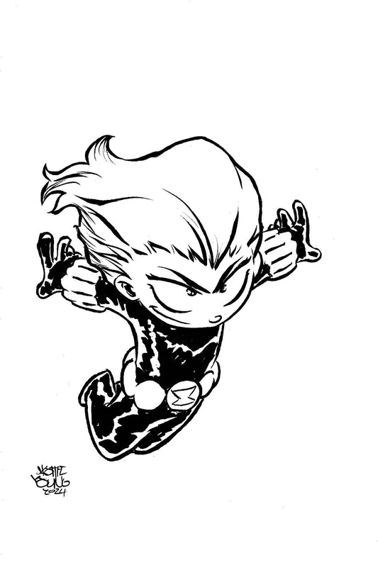 Black Widow And Hawkeye #4 50 Copy Incv Marvel Sketch Vir