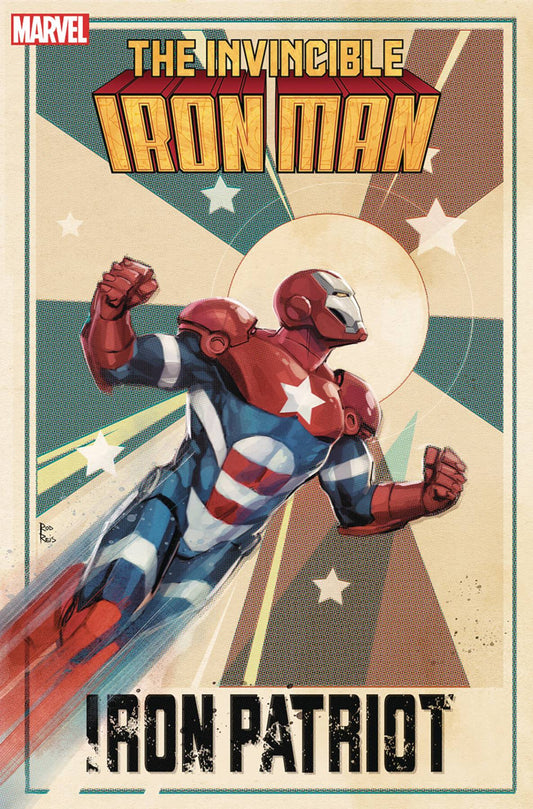 Invincible Iron Man #19 Rod Reis Iron Patriot Var